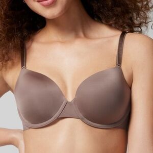 2 Soma Woman's Mochaccino Vanishing 360 Perfect Coverage Under-Wire Bra Sz 44DD